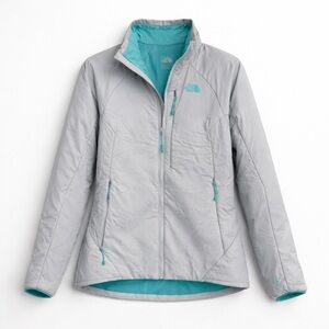 The North Face Women’s Gray & Teal Insulated Jacket Size Small